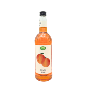 Osterberg Quality Peach Syrup 750ml Glass Bottle