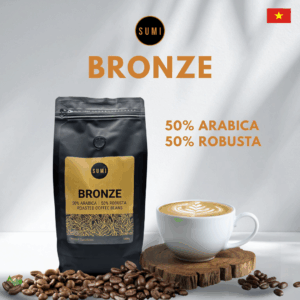 SUMI BRONZE 50/50 Arabica/ Robusta Roasted Coffee Beans 1 kg