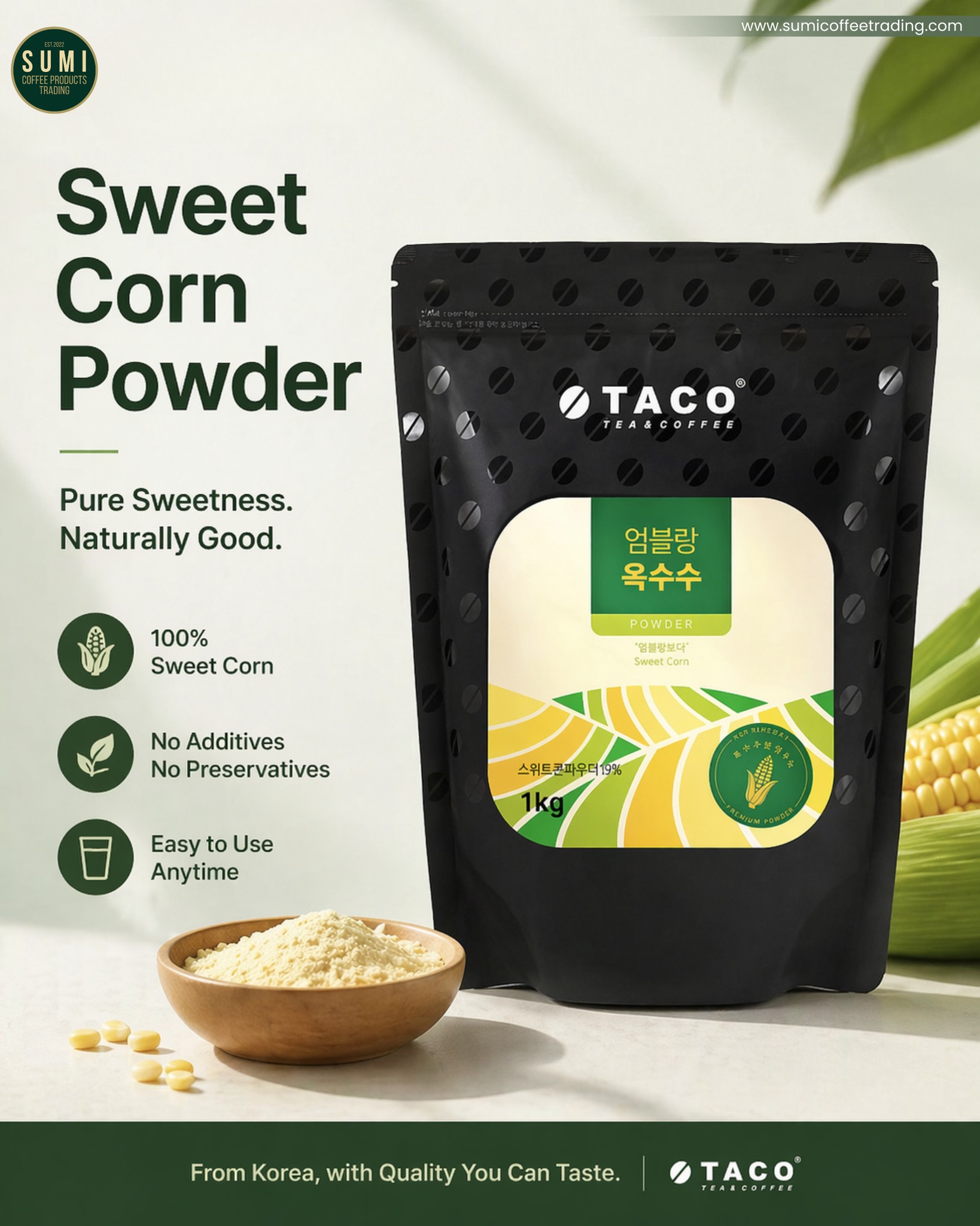 TACO Sweet Corn Powder 1kg